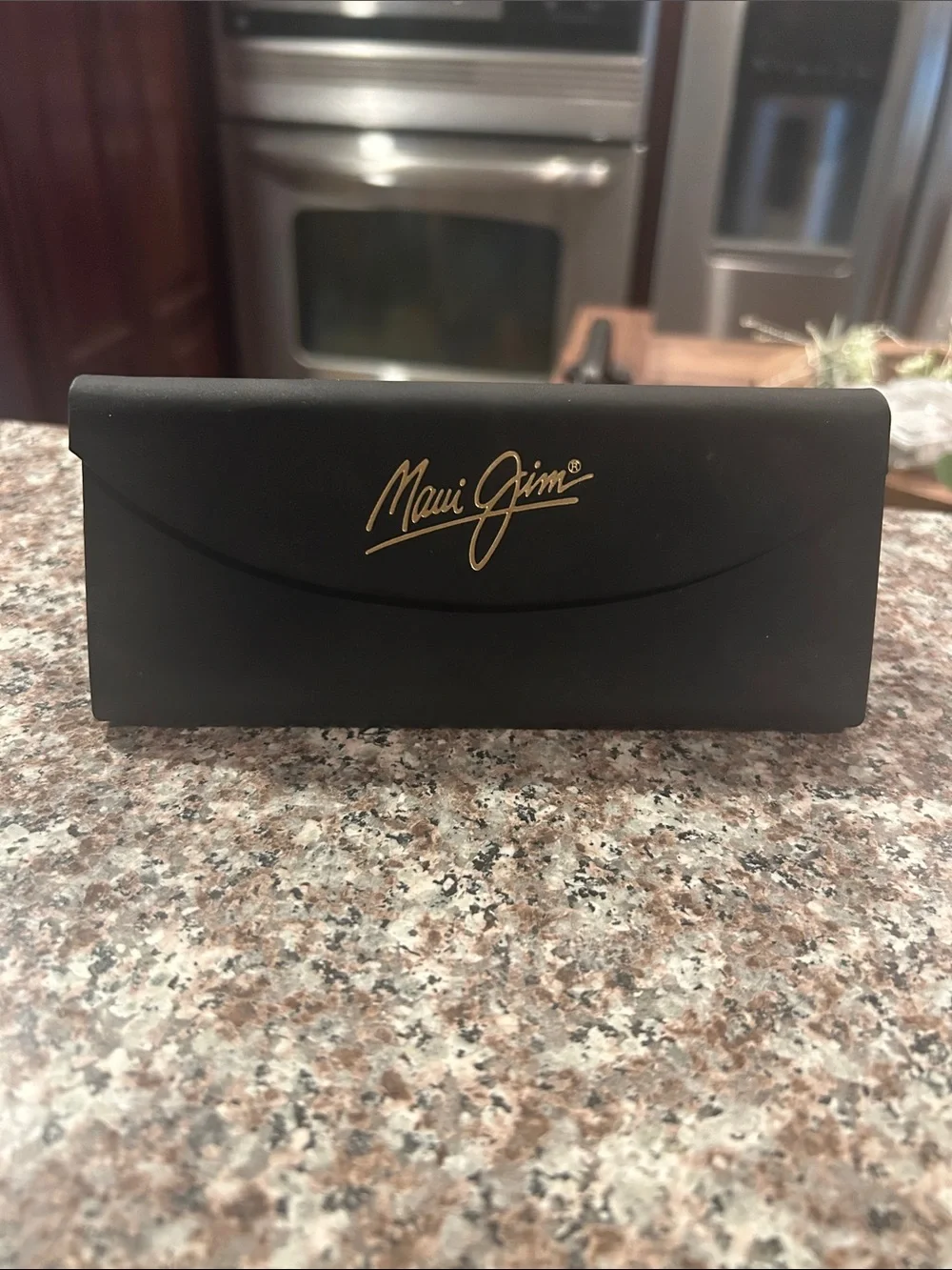 Maui Jim Black Sunglasses With Blue Lens